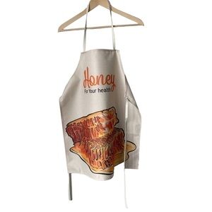SALE! Honey Comb Lightweight Burlap Novelty Apron OS NEW
